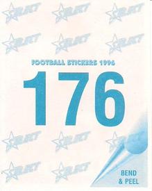 1996 Select AFL Stickers #176 Chris Bond Back